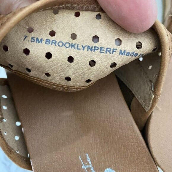 Dr. Scholl's Original Collection Sandals Sz 7.5M Brown  Slip On Comfort Platform - Picture 7 of 11